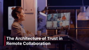 The architecture of trust in team collab